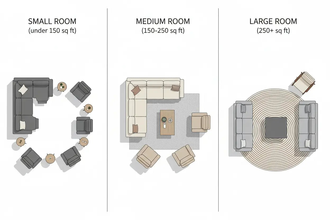 Layout Ideas for Different Room Sizes