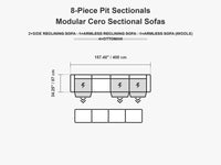 MG-SF151-W-PS-11345555 top view dimension drawing
