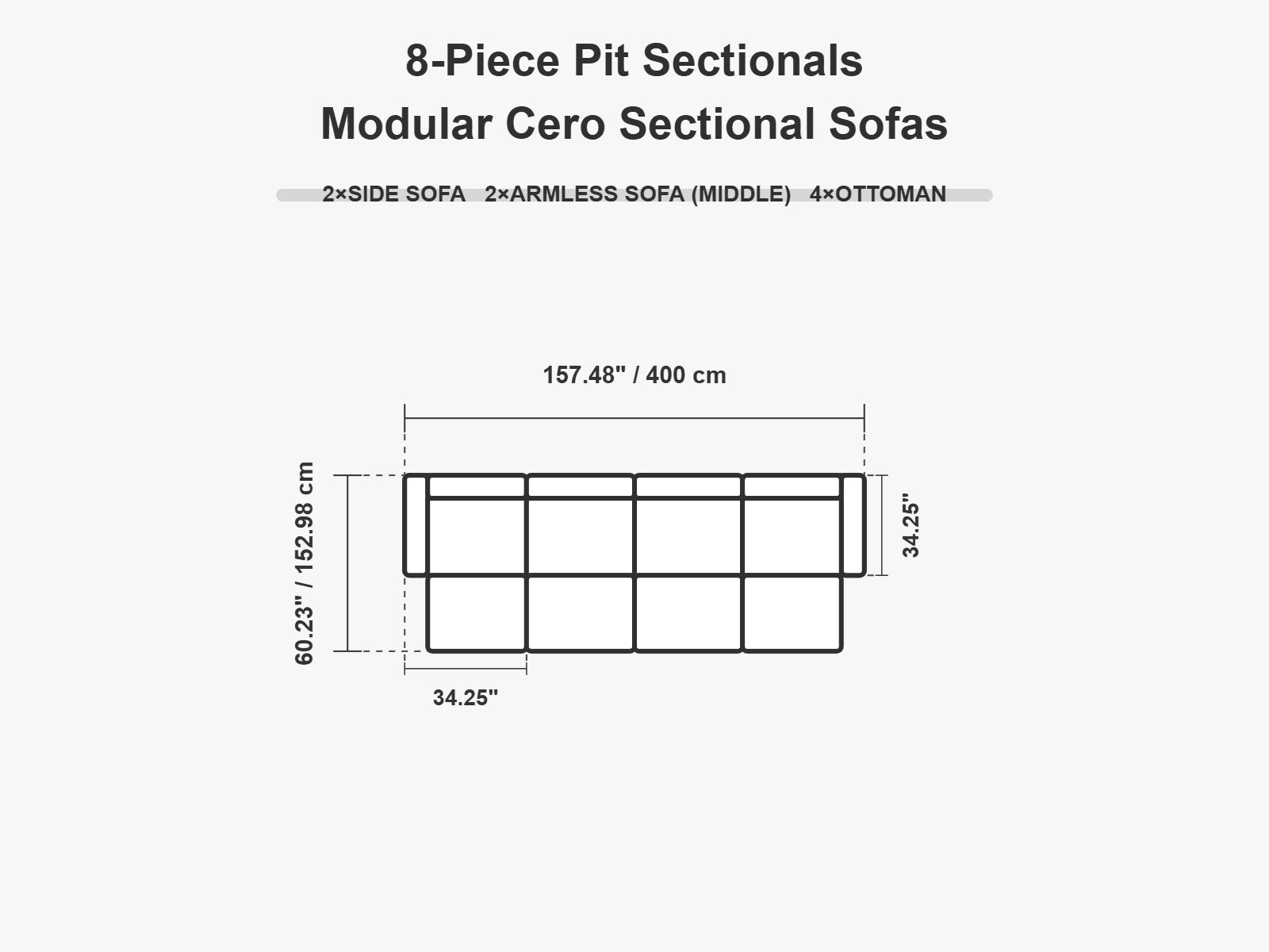 MG-SF151-W-PS-22445555 top view dimension drawing