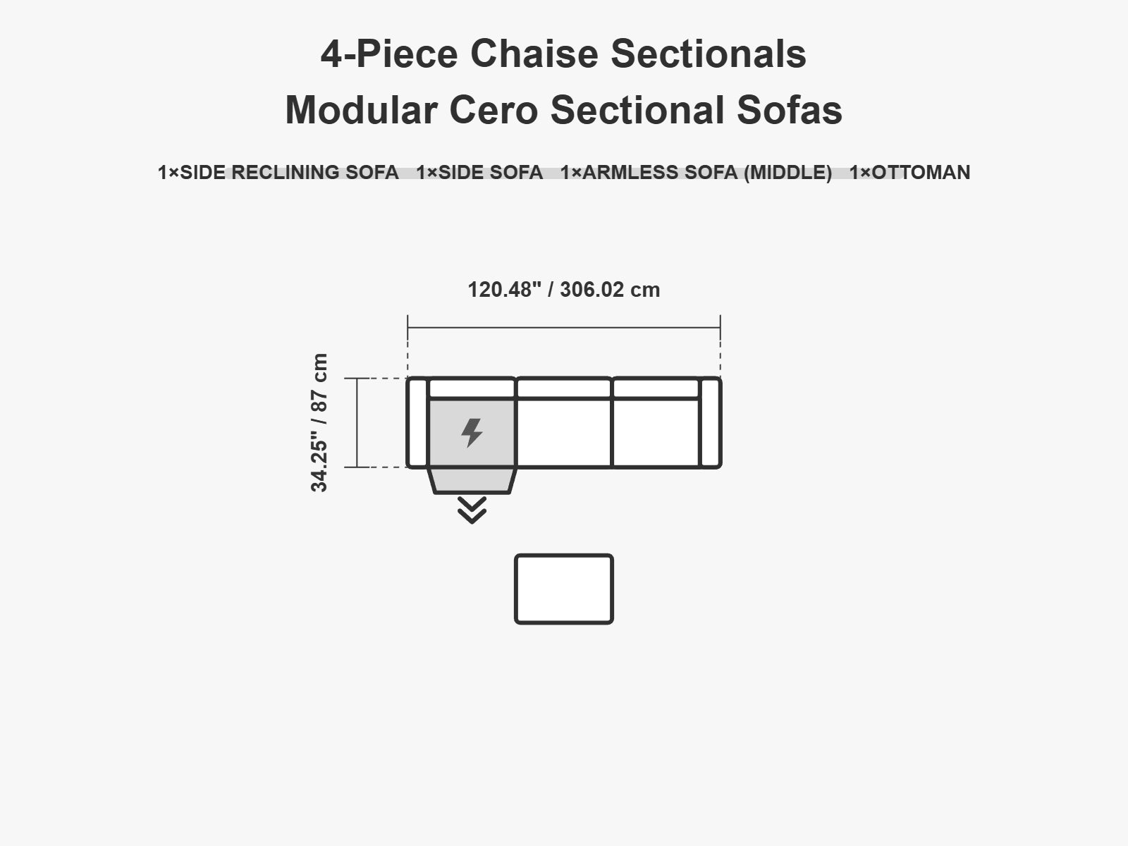 MG-SF151-X-CH-1245 top view dimension drawing