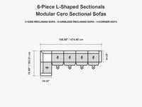 MG-SF151-X-LS-113336 top view dimension drawing
