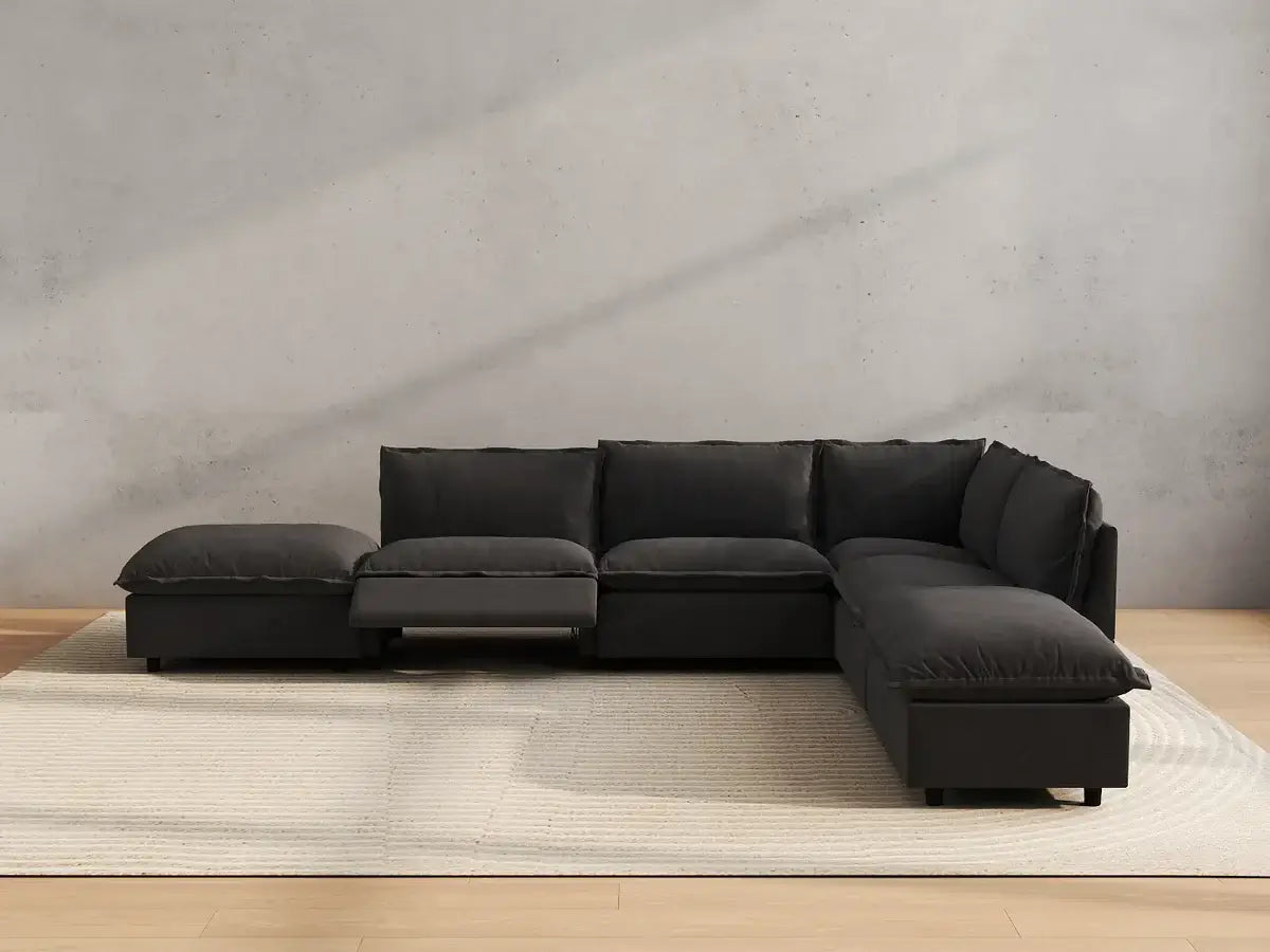 Magic Home Performance Fabric Power Recliner Sectional
