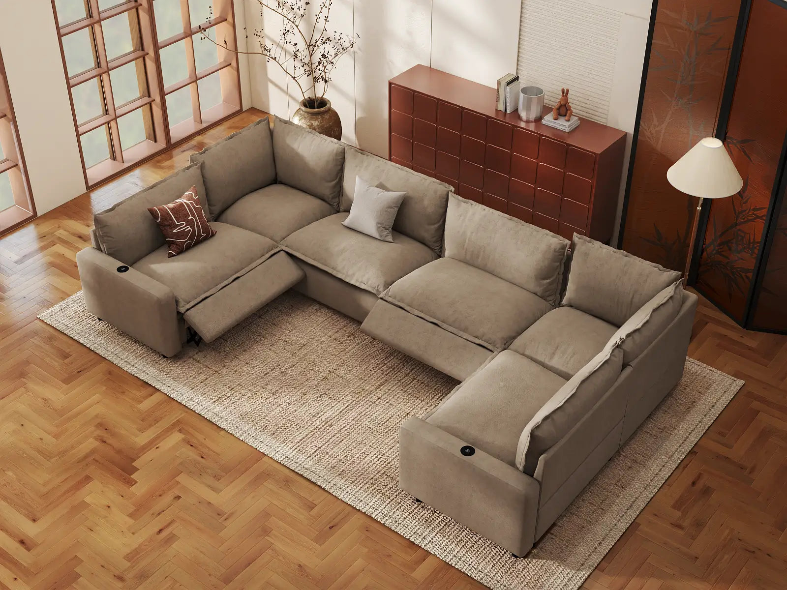 Reclining Corner Sectional