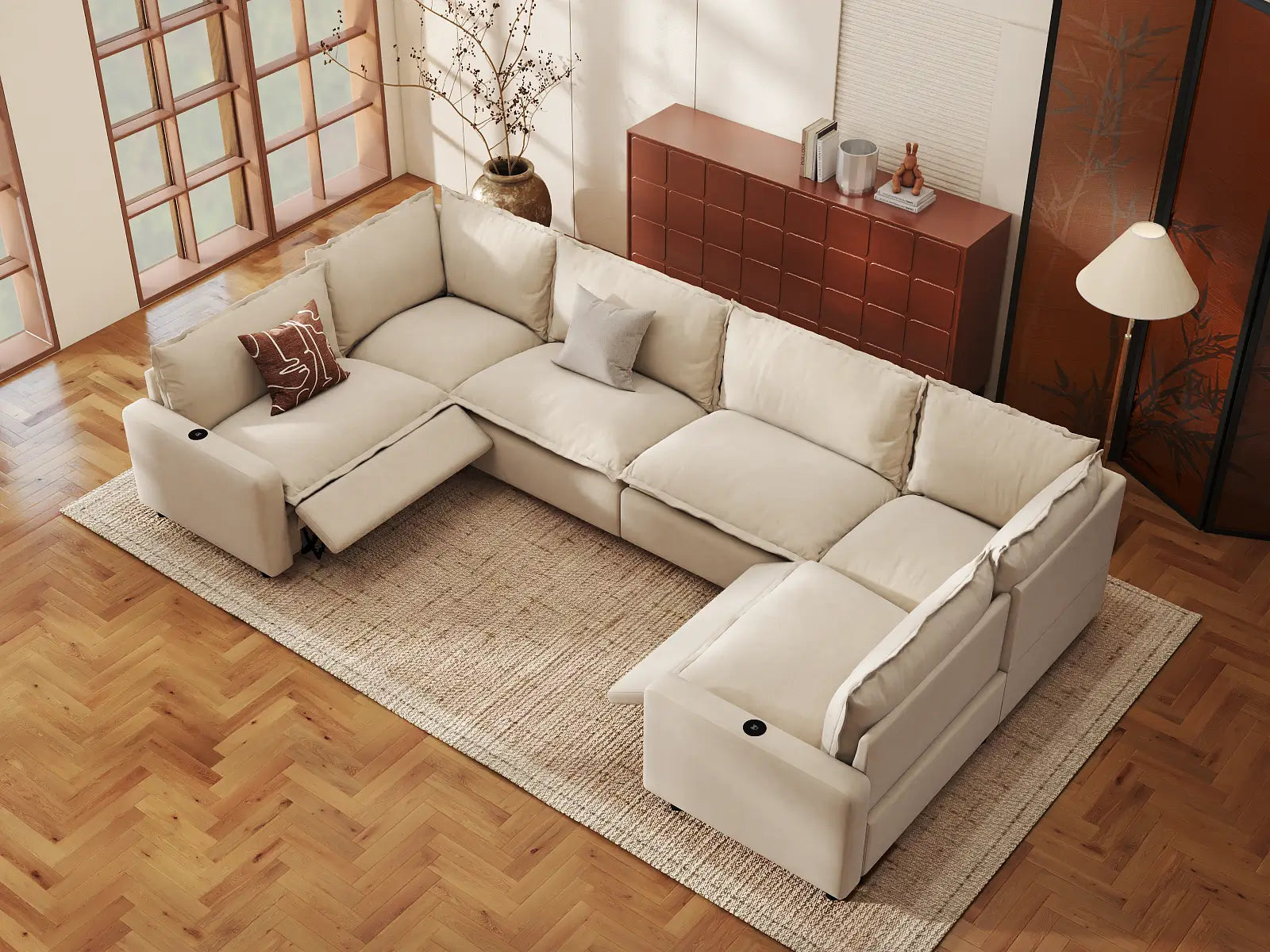6-Seater Reclining Sofas