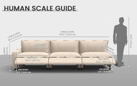 Modular Cero Reclining Sectionals 3 Piece Beige Linen Home Living Couch Sectionals 3 Seater