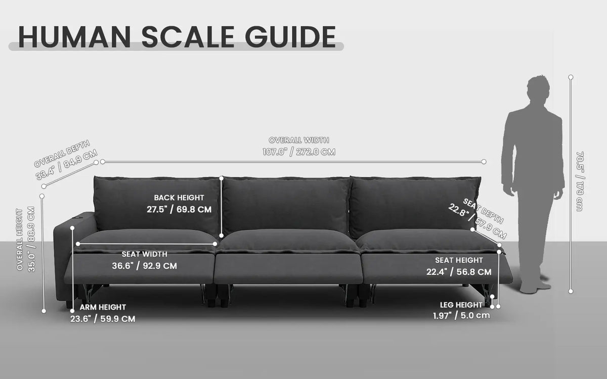Modular Cero Reclining Sectionals 3 Piece Grey Linen Home Living Couch Sectionals 3 Seater 1 79e656ac b729 4b75 9f4b 8ec66f813f38