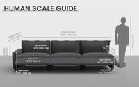 Modular Cero Reclining Sectionals 3 Piece Grey Linen Home Living Couch Sectionals 3 Seater 1 79e656ac b729 4b75 9f4b 8ec66f813f38