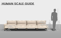Modular Cero Reclining Sectionals 4 Piece Beige Linen Single Family Couch Sectionals 4 Seater 1
