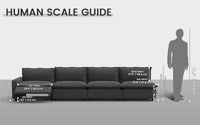 Modular Cero Reclining Sectionals 4 Piece Grey Linen Home Living Couch Sectionals 4 Seater 1
