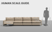 Modular Cero Reclining Sectionals 4 Piece Khaki Linen Home Theater Couch Sectionals 4 Seater 1