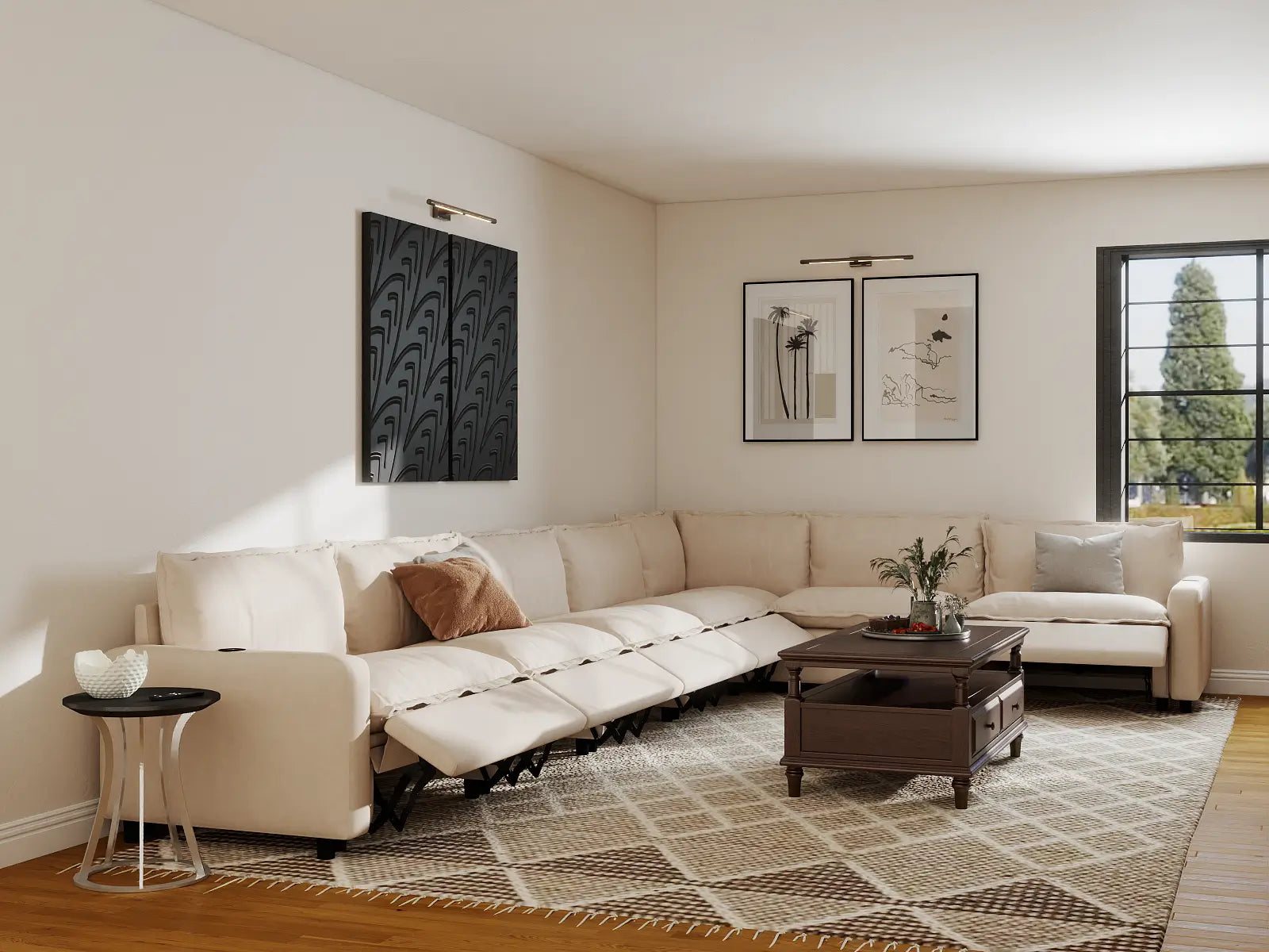 V-Shaped Recliner Sofas