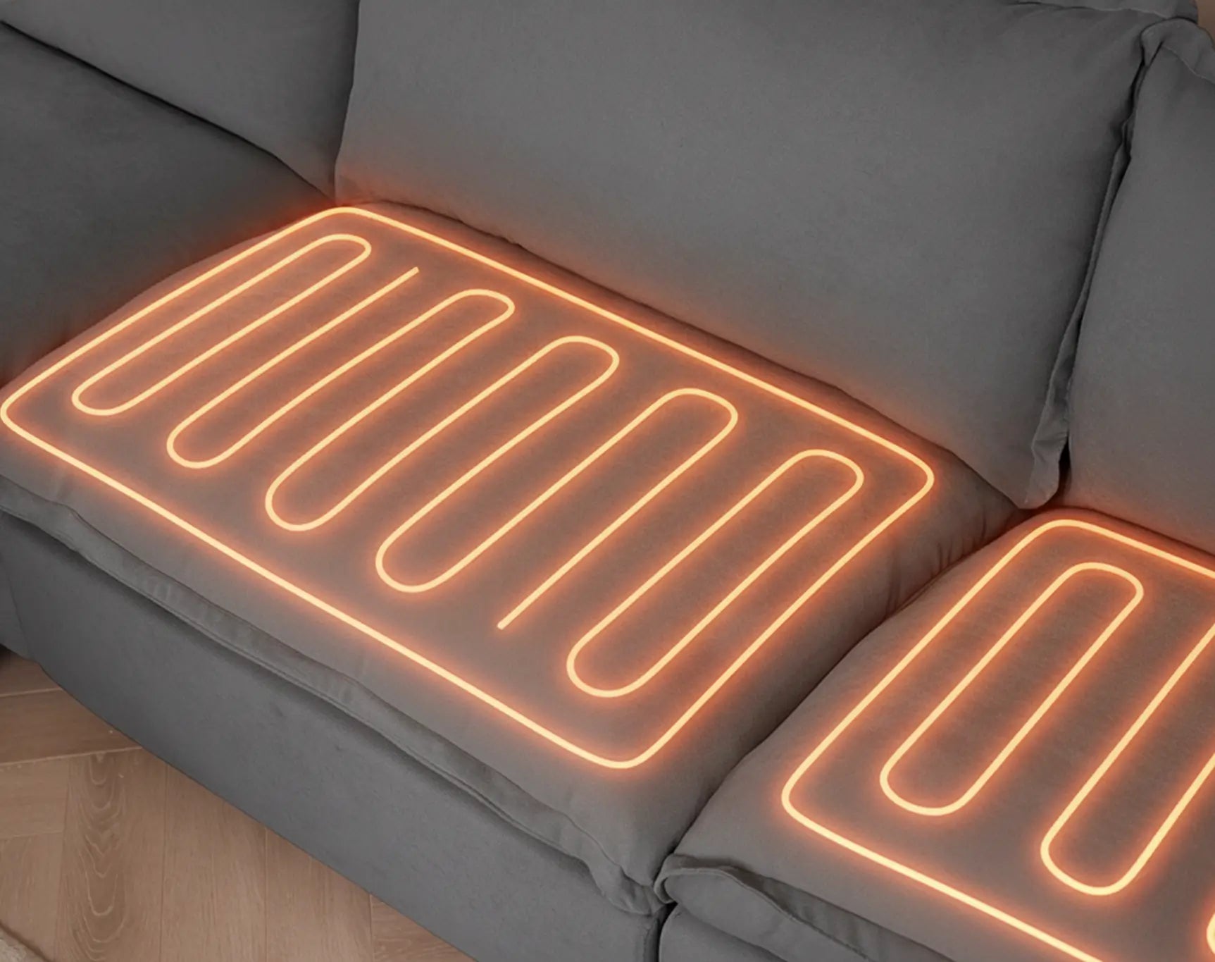 Heated Reclining Sofa