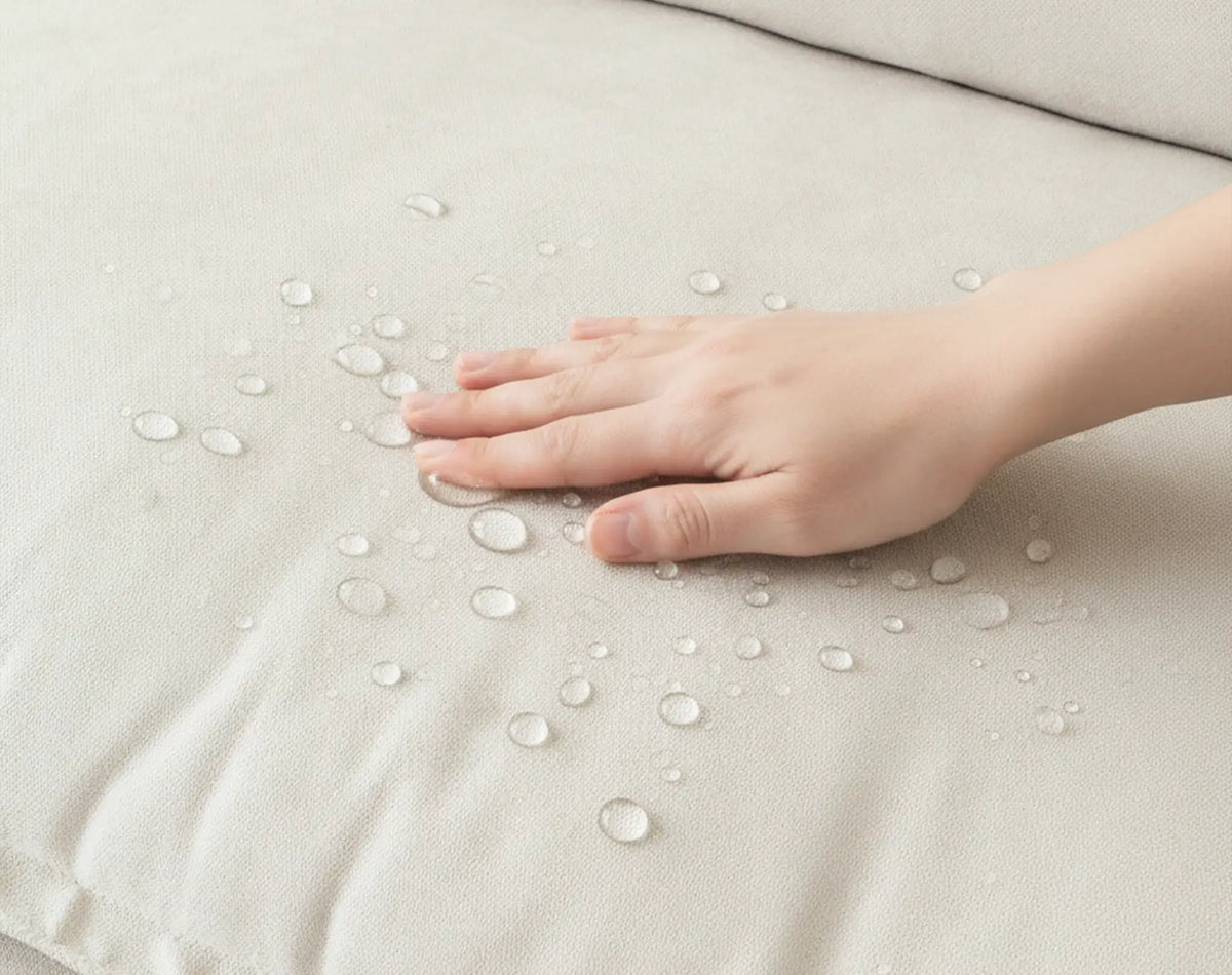 Product Spotlights Water Resistant Pet Friendly Fabric Beige