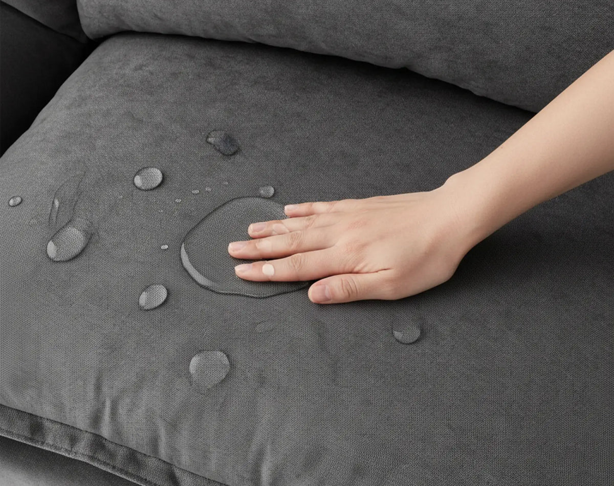 Product Spotlights Water Resistant Pet Friendly Fabric Grey
