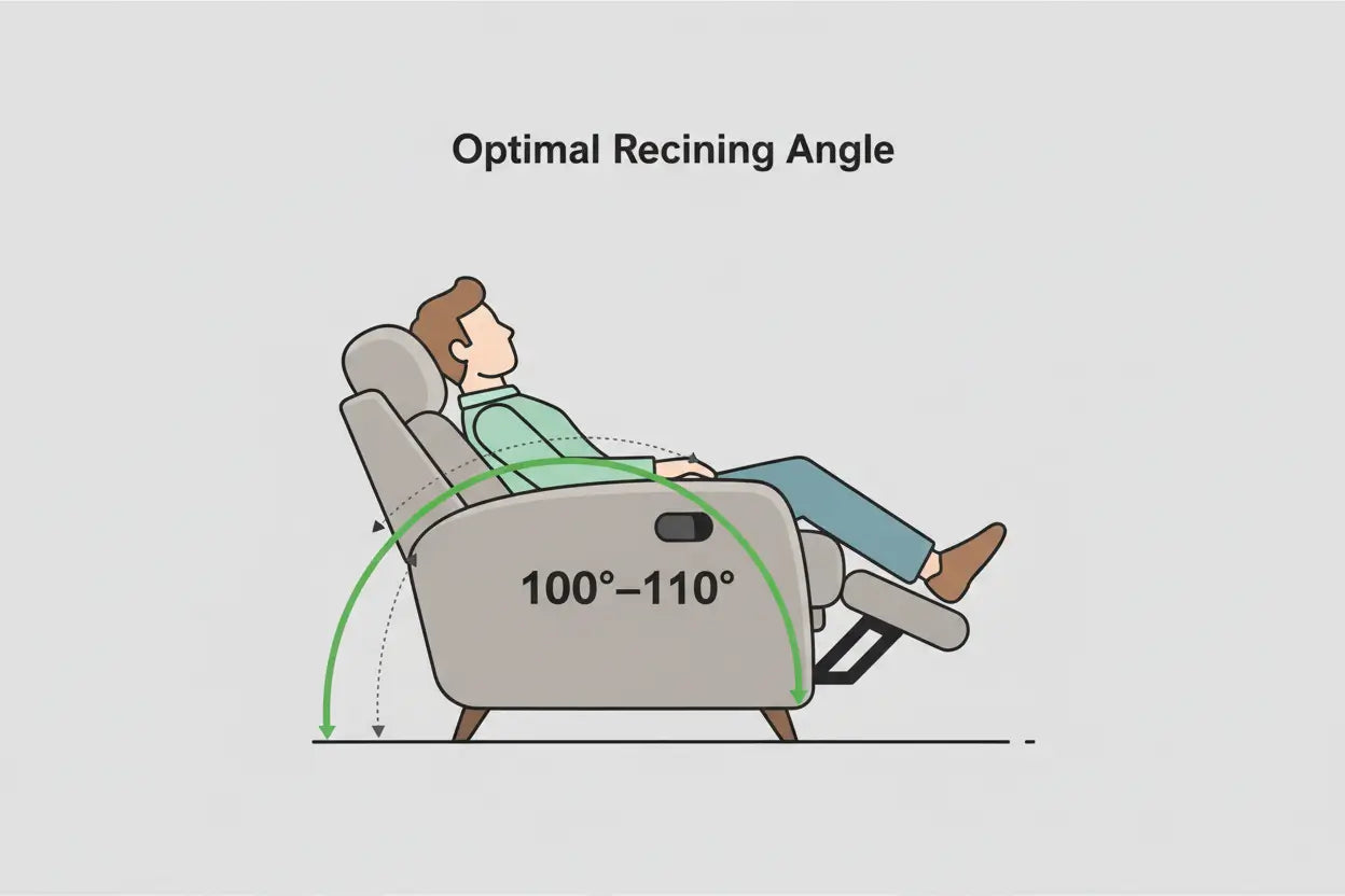 Reclining Angle 100-110 Degrees