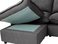 Reclining Sectional Sofas Grey Detail Drawing 13