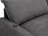 Reclining Sectional Sofas Grey Detail Drawing 9