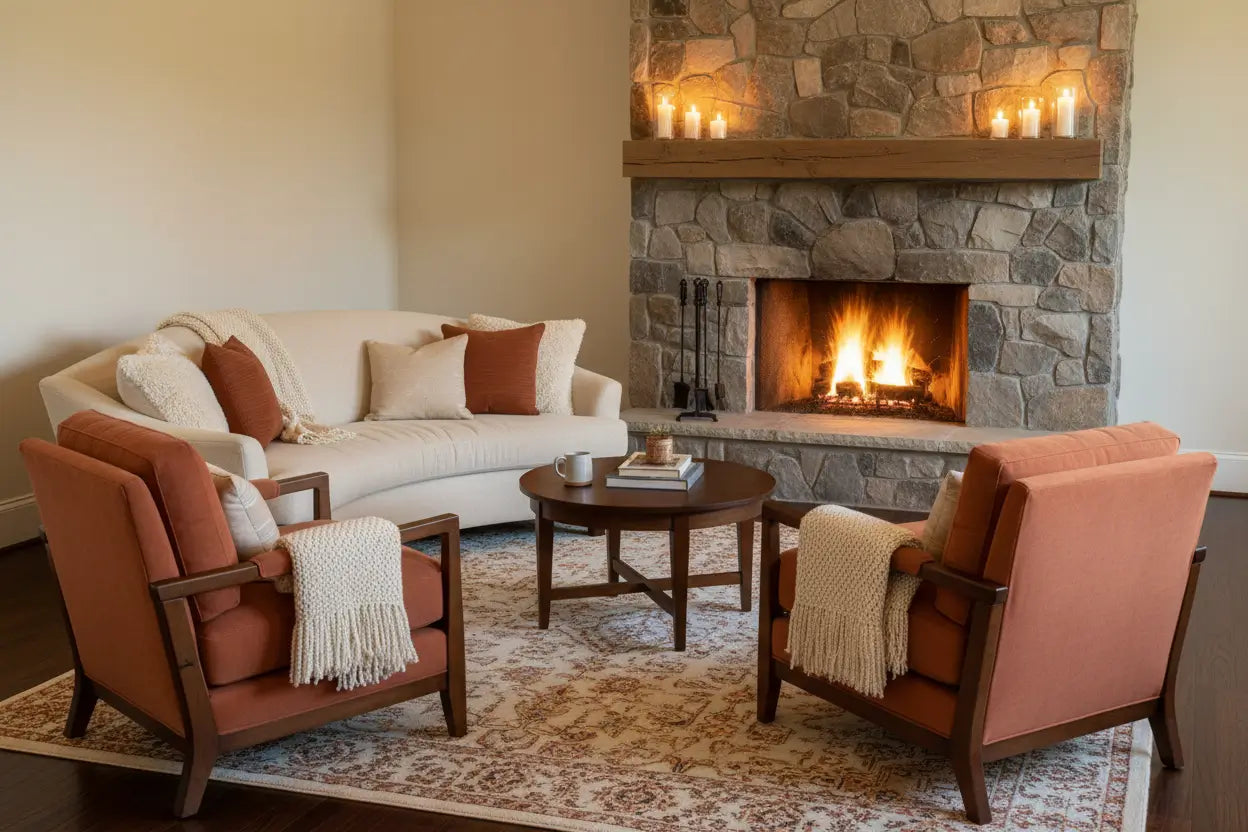 The Fireplace Crescent - Best for Cozy Intimate Hosting