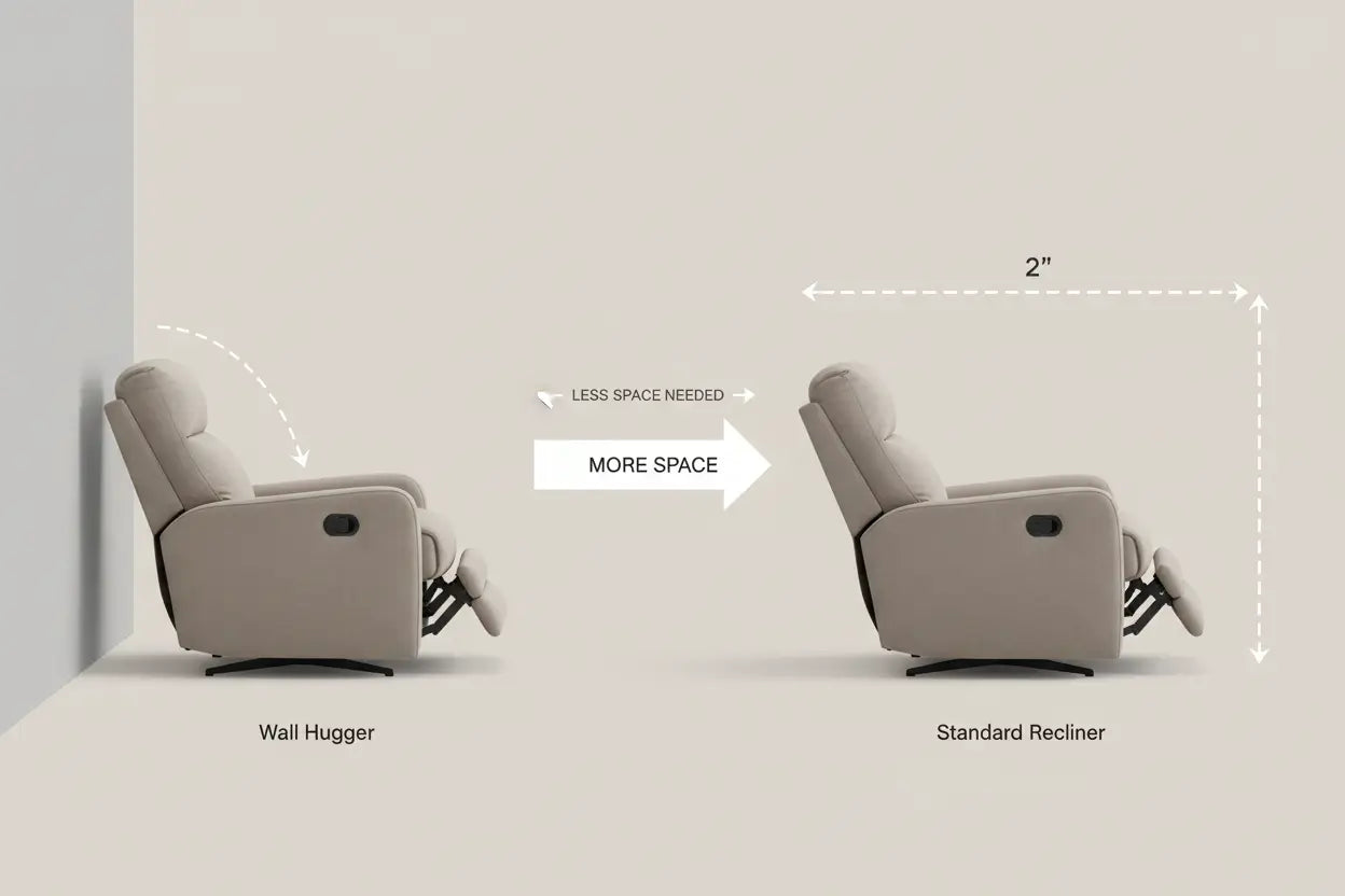 Wall Hugger vs Standard Recliner