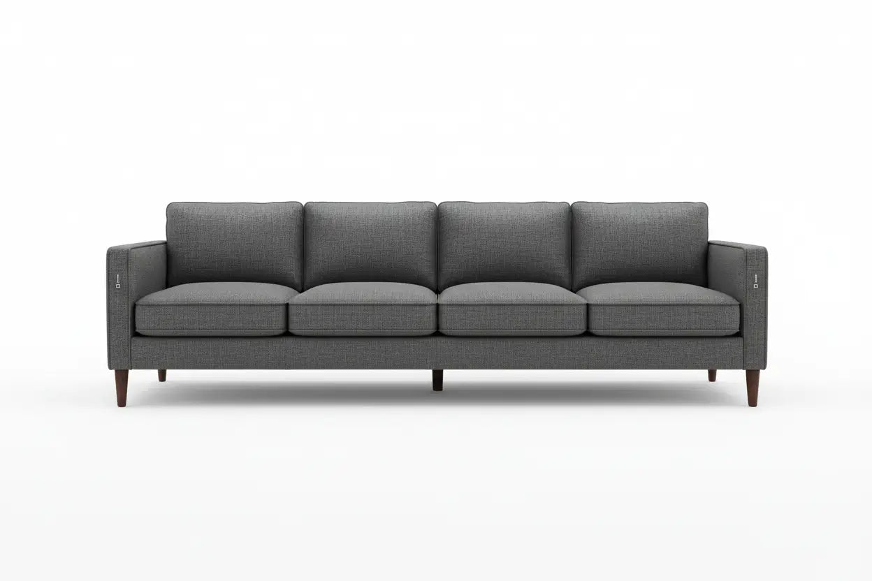 West Elm Enzo 4-Seat Reclining Sofa