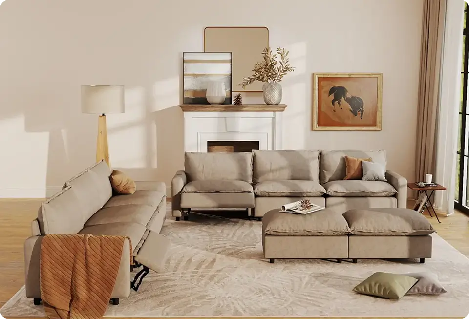 Zero Gravity Recliner Sofa Set