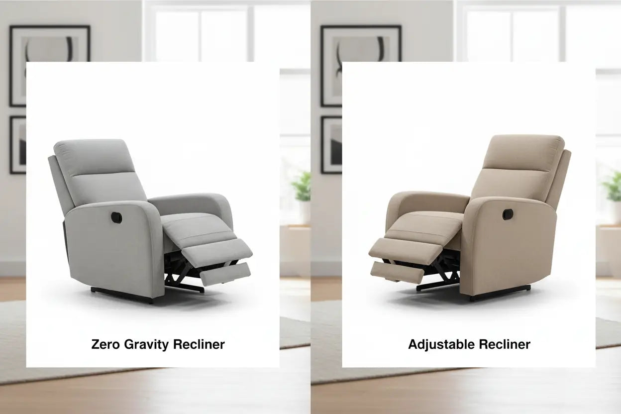 Zero Gravity Recliner vs Adjustable Recliner