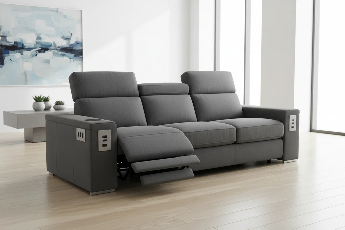 StylePro Modern Reclining Sofa